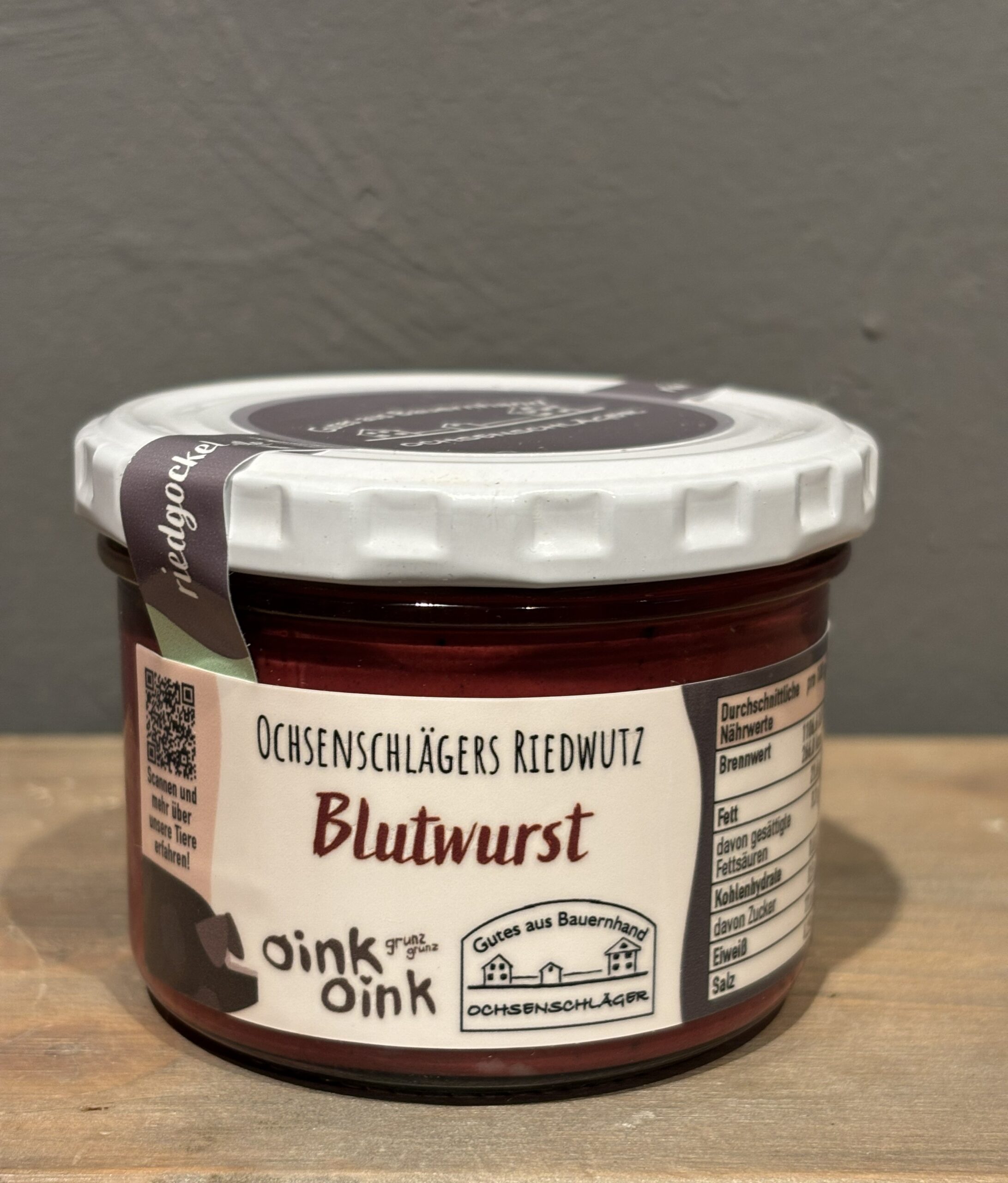 Blutwurst im Glas
