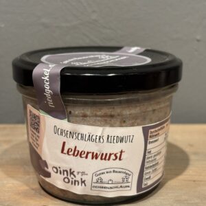 Grobe Leberwurst im Glas