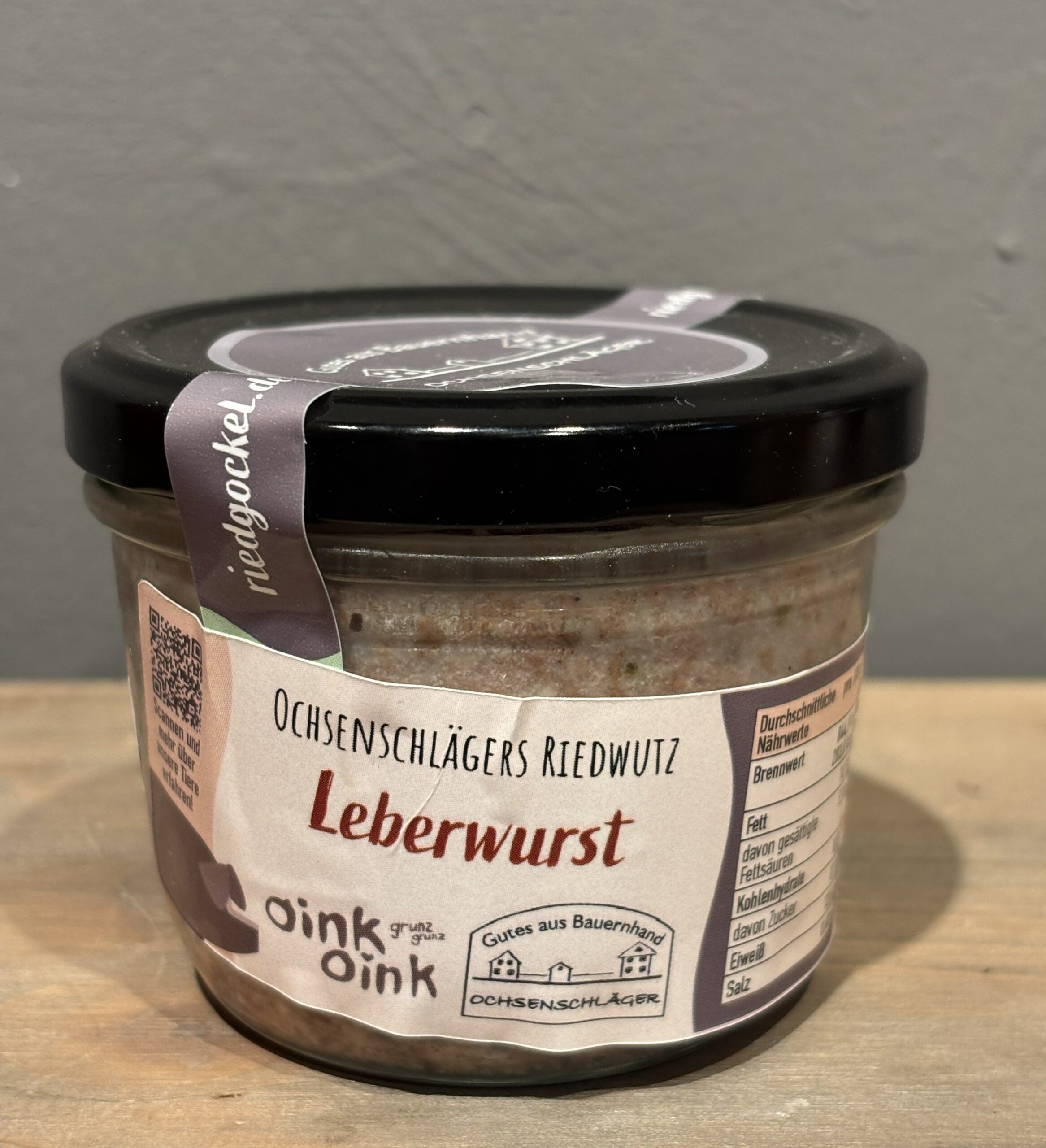 Grobe Leberwurst im Glas